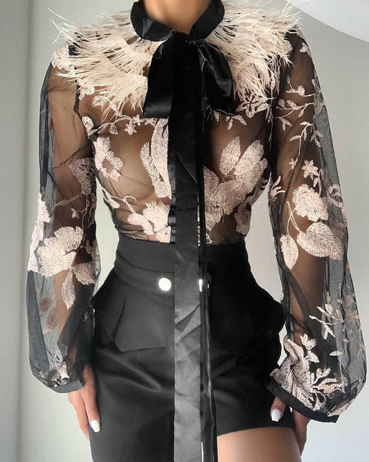 Well Tailored Blouse with a Graceful Silhouette