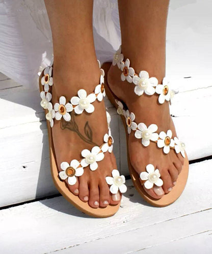 A Vintage Style Sandals with Delicate Timeless Details
