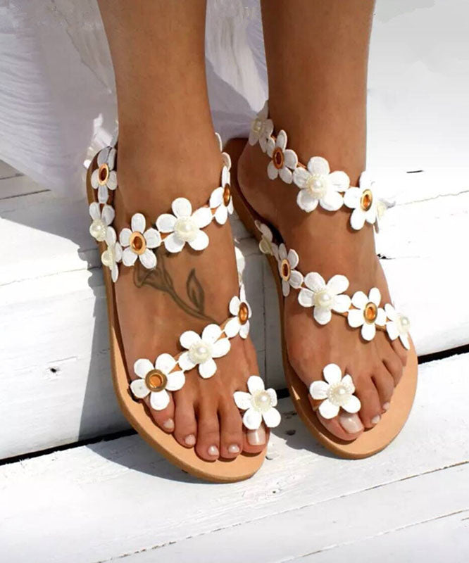 A Vintage Style Sandals with Delicate Timeless Details