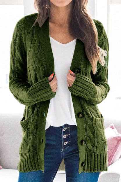 Well Tailored Cardigan with a Graceful Silhouette