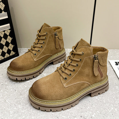 A Vintage Style Boots with Delicate Timeless Details