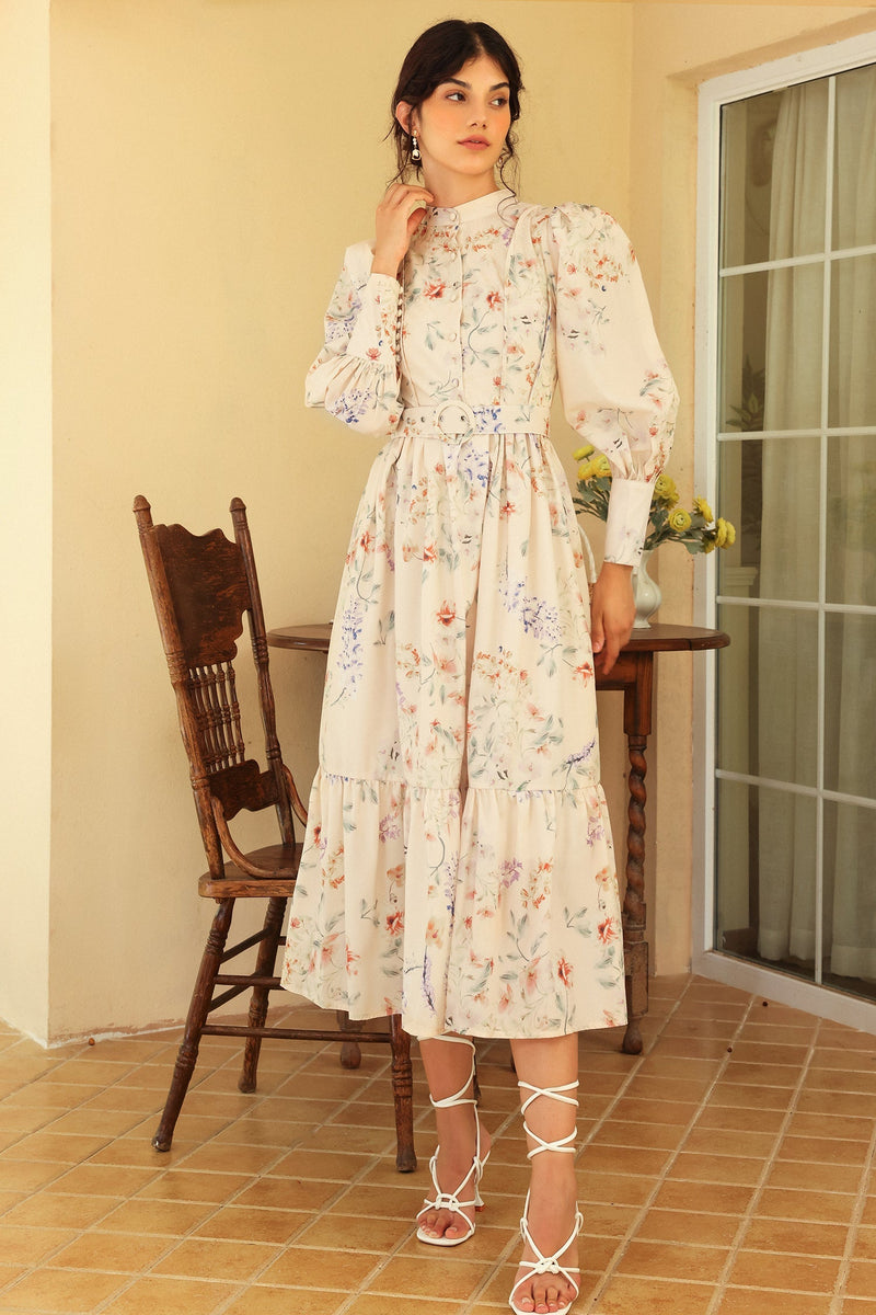 A Vintage Style Dress with Delicate Timeless Details