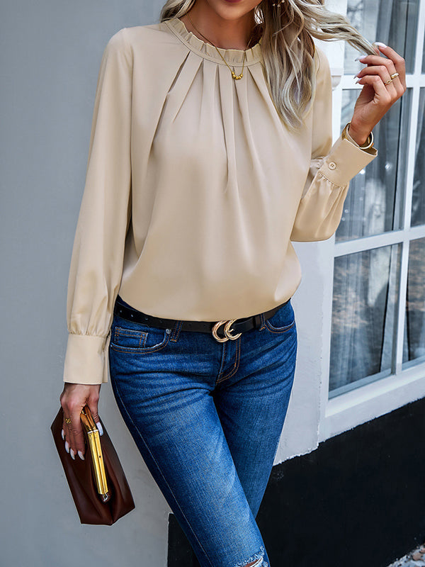 A Vintage Style Blouse with Delicate Timeless Details