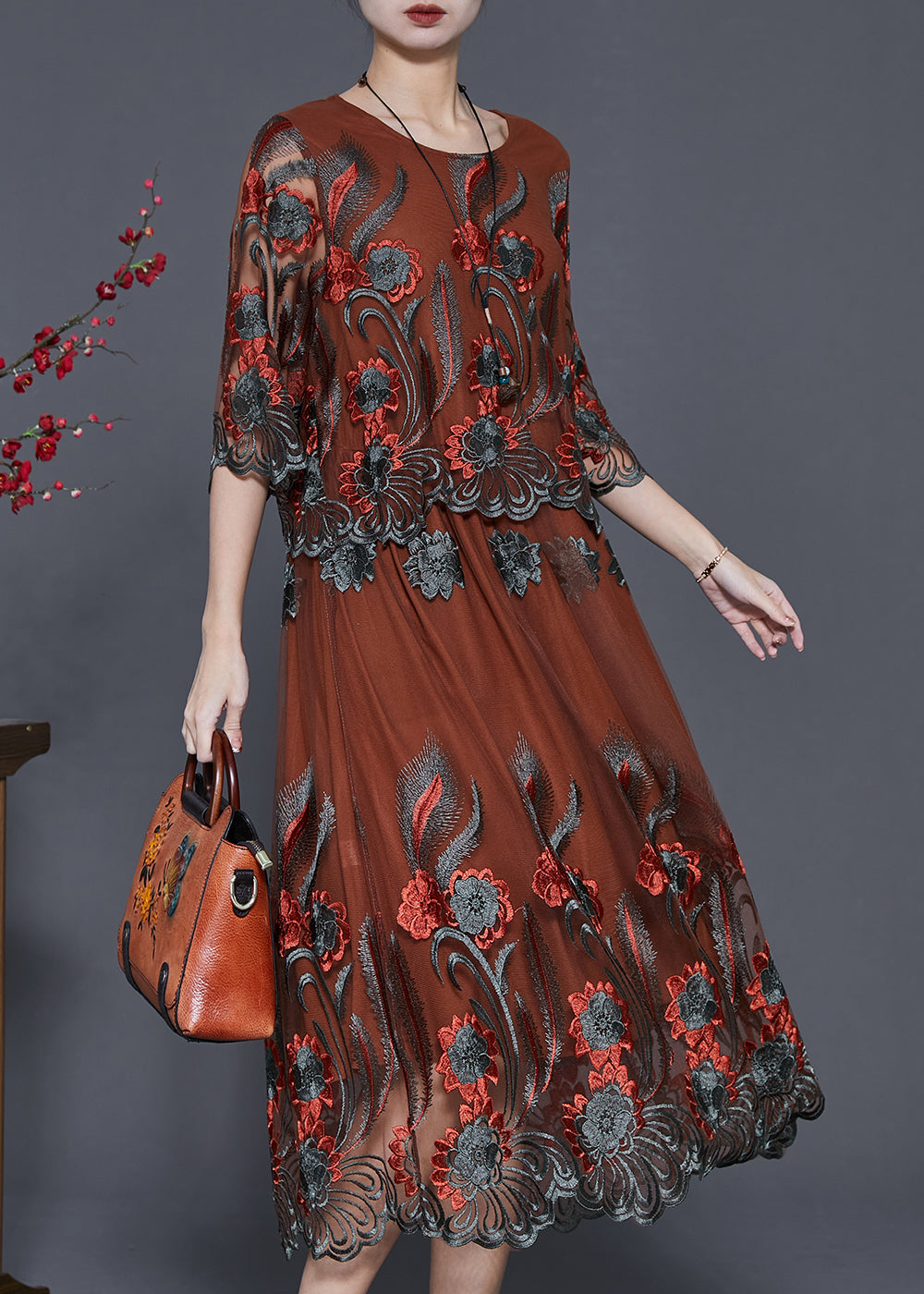 Classic Vintage Dress with a Flattering Fit