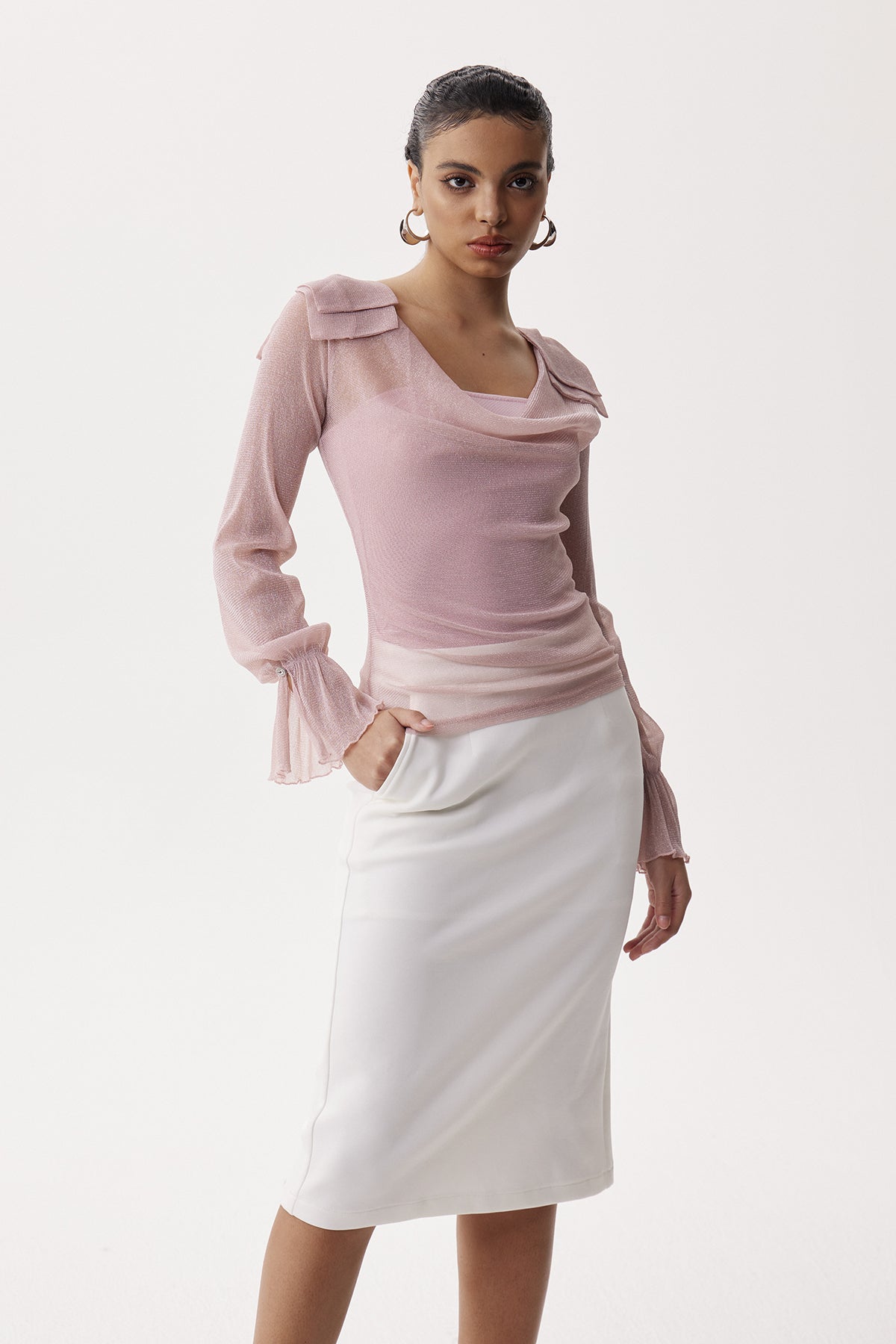 Gracefully Styled Top for Any Occasion