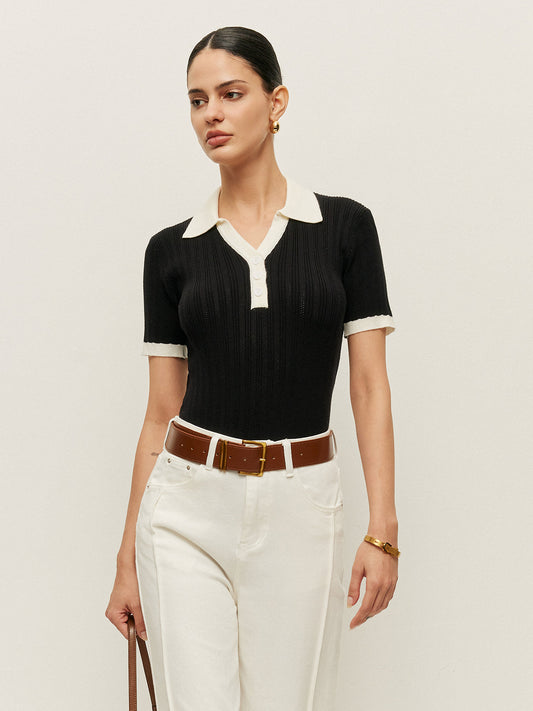 Well Tailored Top with a Graceful Silhouette