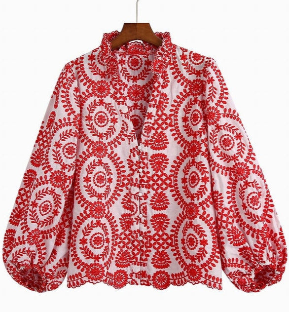 Gracefully Styled Blouse for Any Occasion