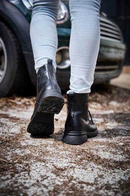 A Vintage Style Boots with Delicate Timeless Details