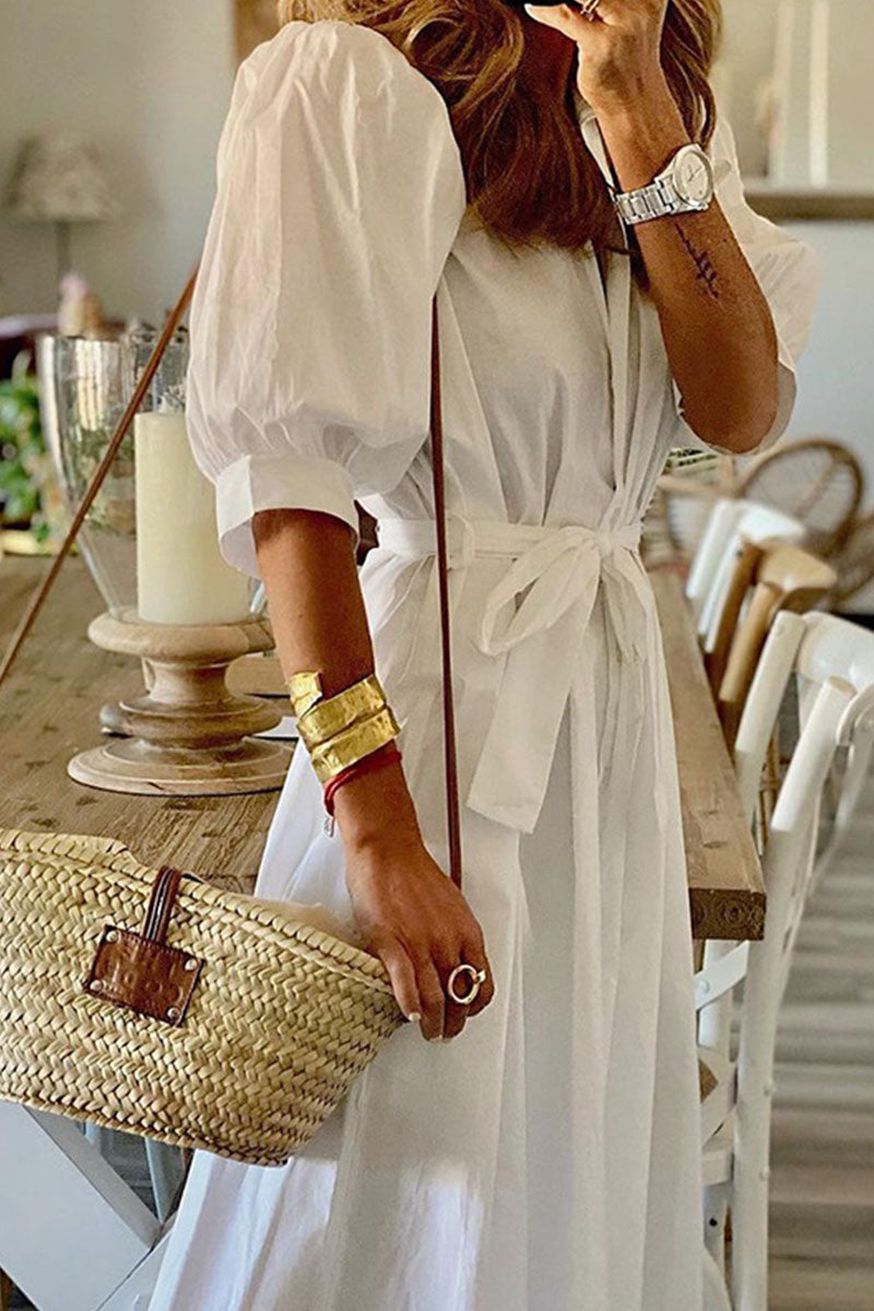 A Vintage Style Dress with Delicate Timeless Details