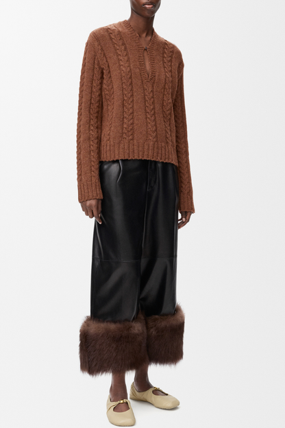 A Vintage Style Sweater with Delicate Timeless Details