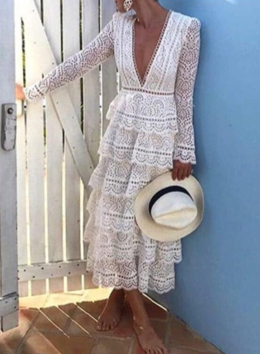 A Vintage Style Dress with Delicate Timeless Details