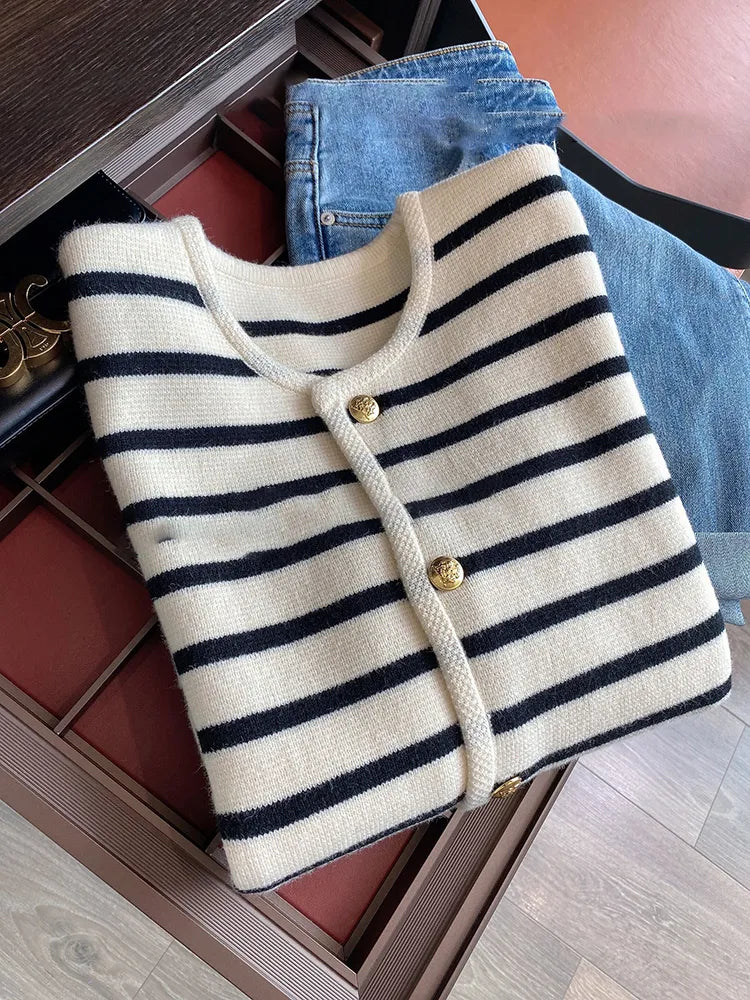 Vintage Inspired Cardigan with a Contemporary Edge