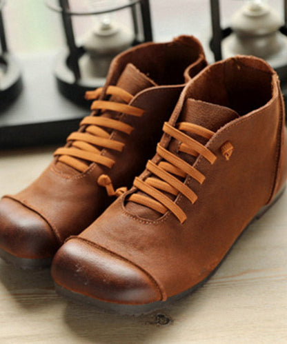 A Vintage Style Boots with Delicate Timeless Details