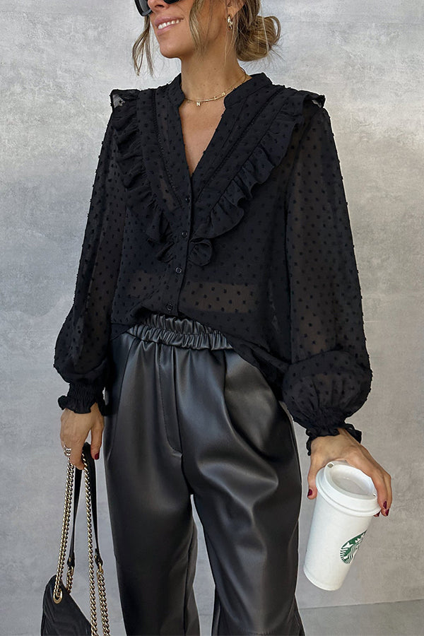 A Vintage Style Blouse with Delicate Timeless Details