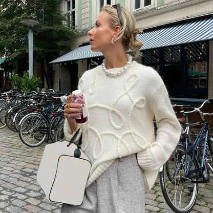 Vintage Inspired Sweater with a Contemporary Edge