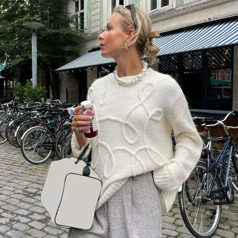 Vintage Inspired Sweater with a Contemporary Edge