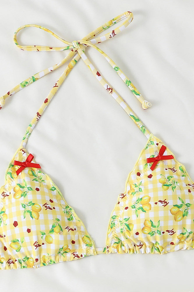 Vintage Inspired Bikini with a Contemporary Edge