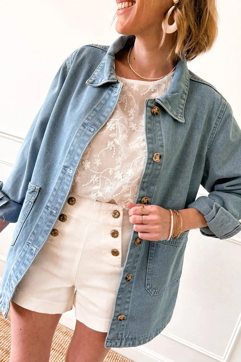 A Vintage Style Jacket with Delicate Timeless Details