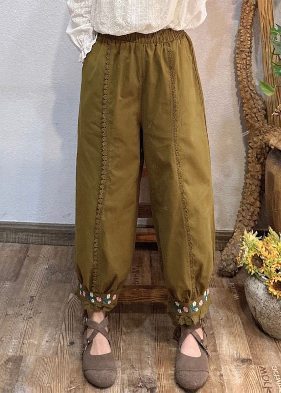 A Vintage Style Pants with Delicate Timeless Details