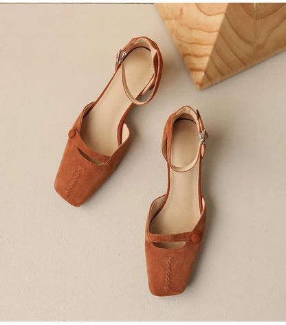 A Vintage Style Sandals with Delicate Timeless Details