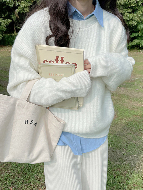 Classic Vintage Sweater with a Flattering Fit