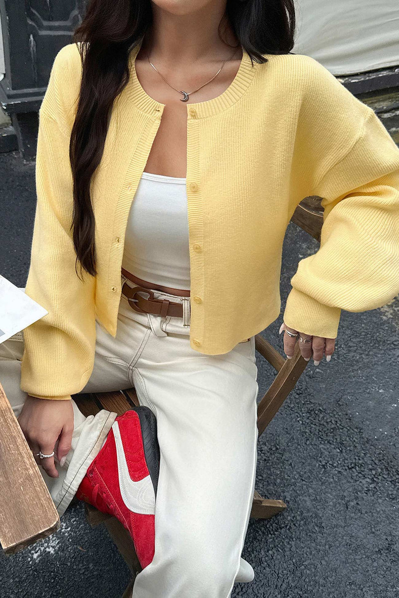 Classic Vintage Cardigan with a Flattering Fit