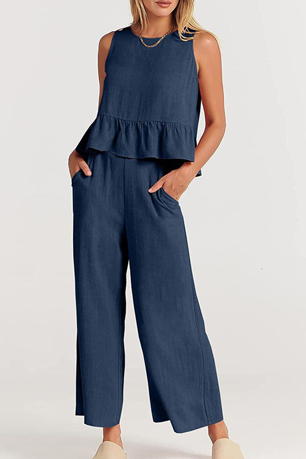 A Vintage Style Pants with Delicate Timeless Details