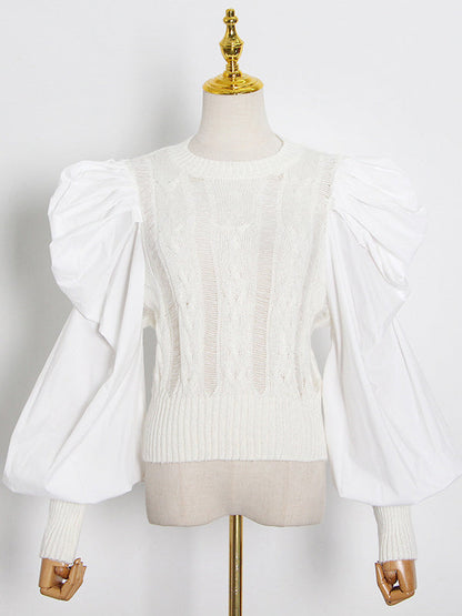 Vintage Inspired Sweater with a Contemporary Edge