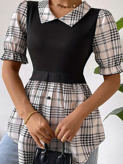 Classic Vintage Blouse with a Flattering Fit