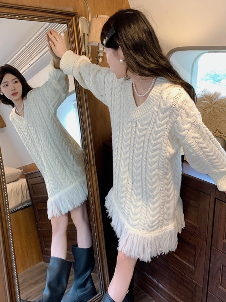 Vintage Inspired Sweater with a Contemporary Edge