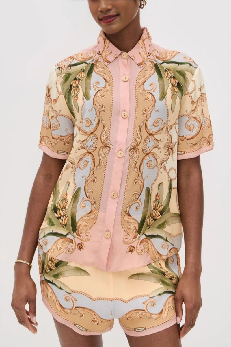 A Vintage Style Shirt with Delicate Timeless Details