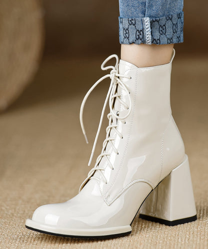 A Vintage Style Boots with Delicate Timeless Details