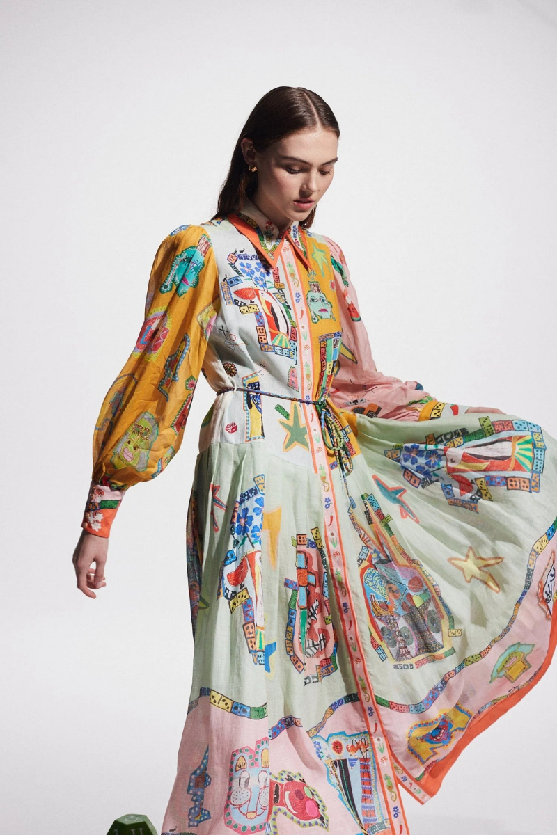 A Vintage Style Dress with Delicate Timeless Details