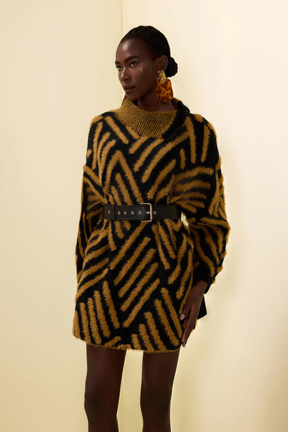 Classic Vintage Sweater with a Flattering Fit