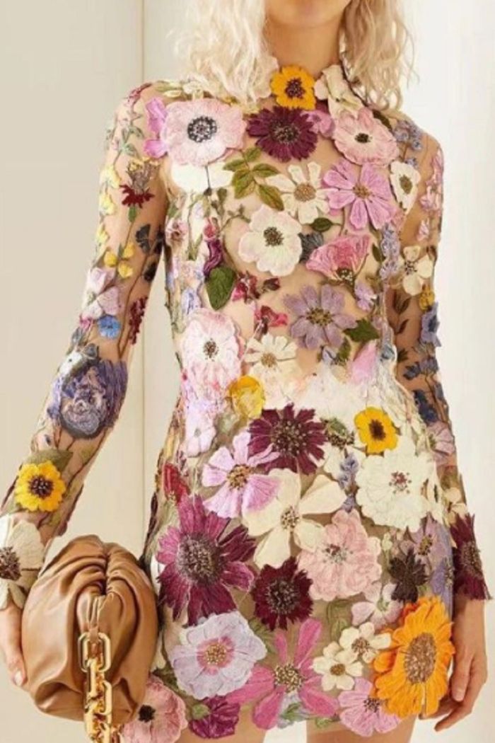 A Vintage Style Dress with Delicate Timeless Details