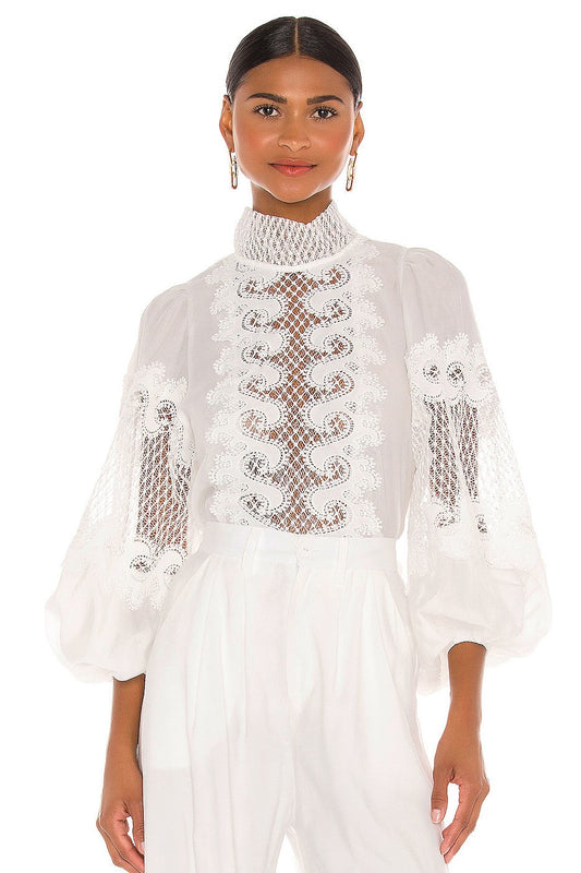 A Vintage Style Top with Delicate Timeless Details