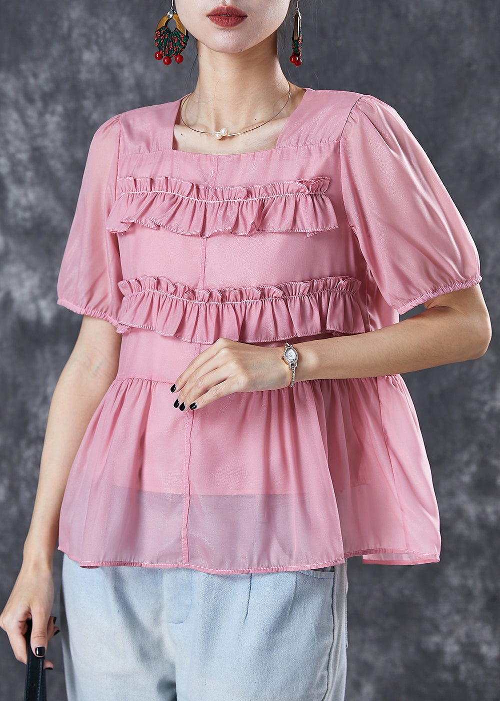 Vintage Inspired Blouse with a Contemporary Edge