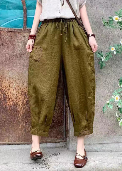 A Vintage Style Pants with Delicate Timeless Details