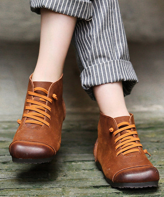 A Vintage Style Boots with Delicate Timeless Details