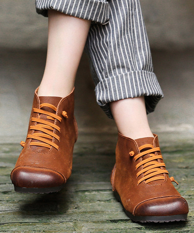 A Vintage Style Boots with Delicate Timeless Details