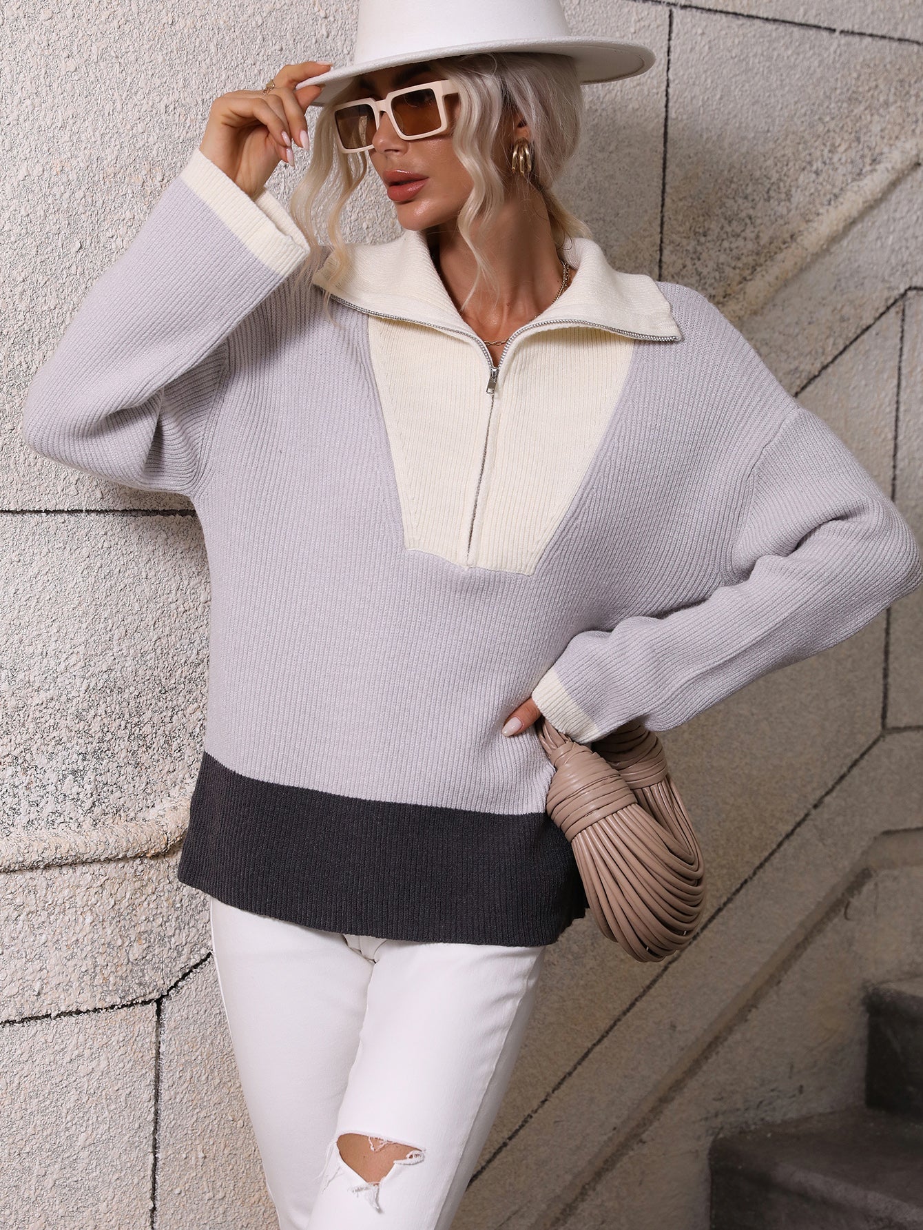 Beautifully Finished Sweater in a Timeless Design
