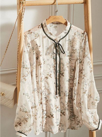 Vintage Inspired Blouse with a Contemporary Edge