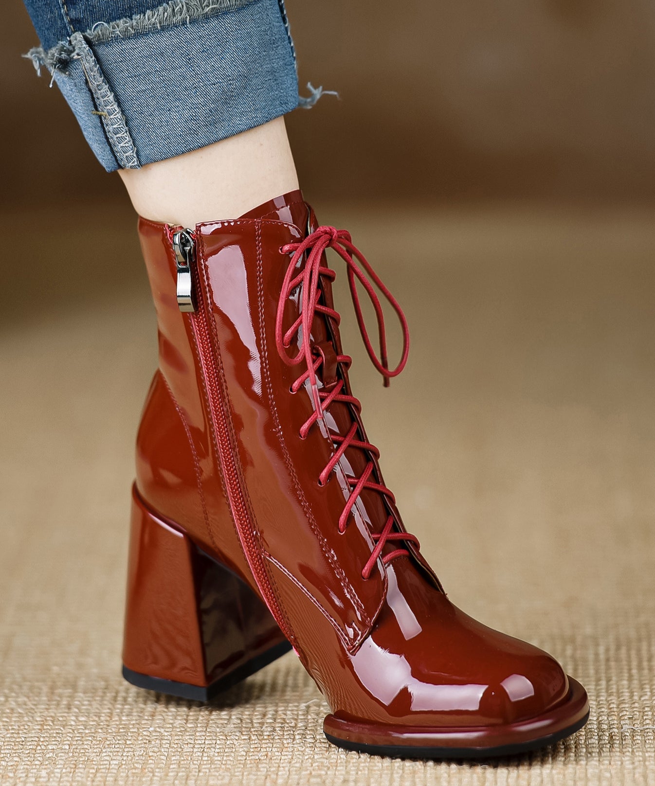 A Vintage Style Boots with Delicate Timeless Details