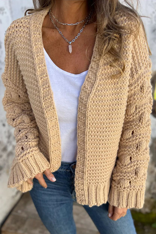 A Vintage Style Cardigan with Delicate Timeless Details