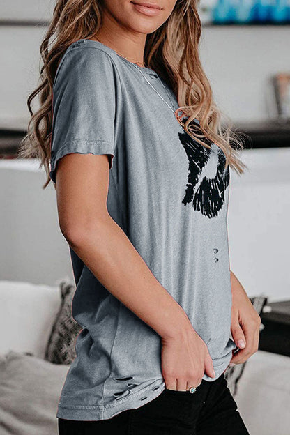 A Vintage Style T-Shirt with Delicate Timeless Details