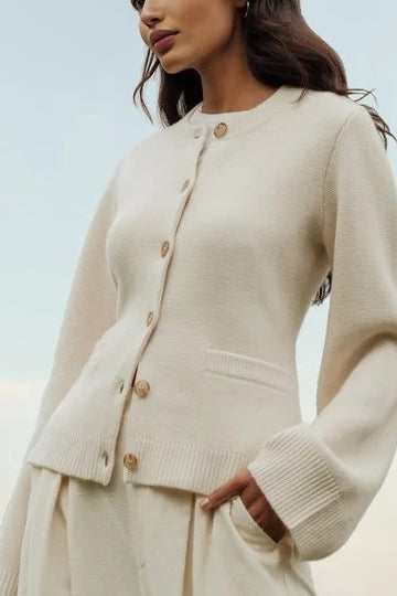 Beautifully Balanced Cardigan with Timeless Character