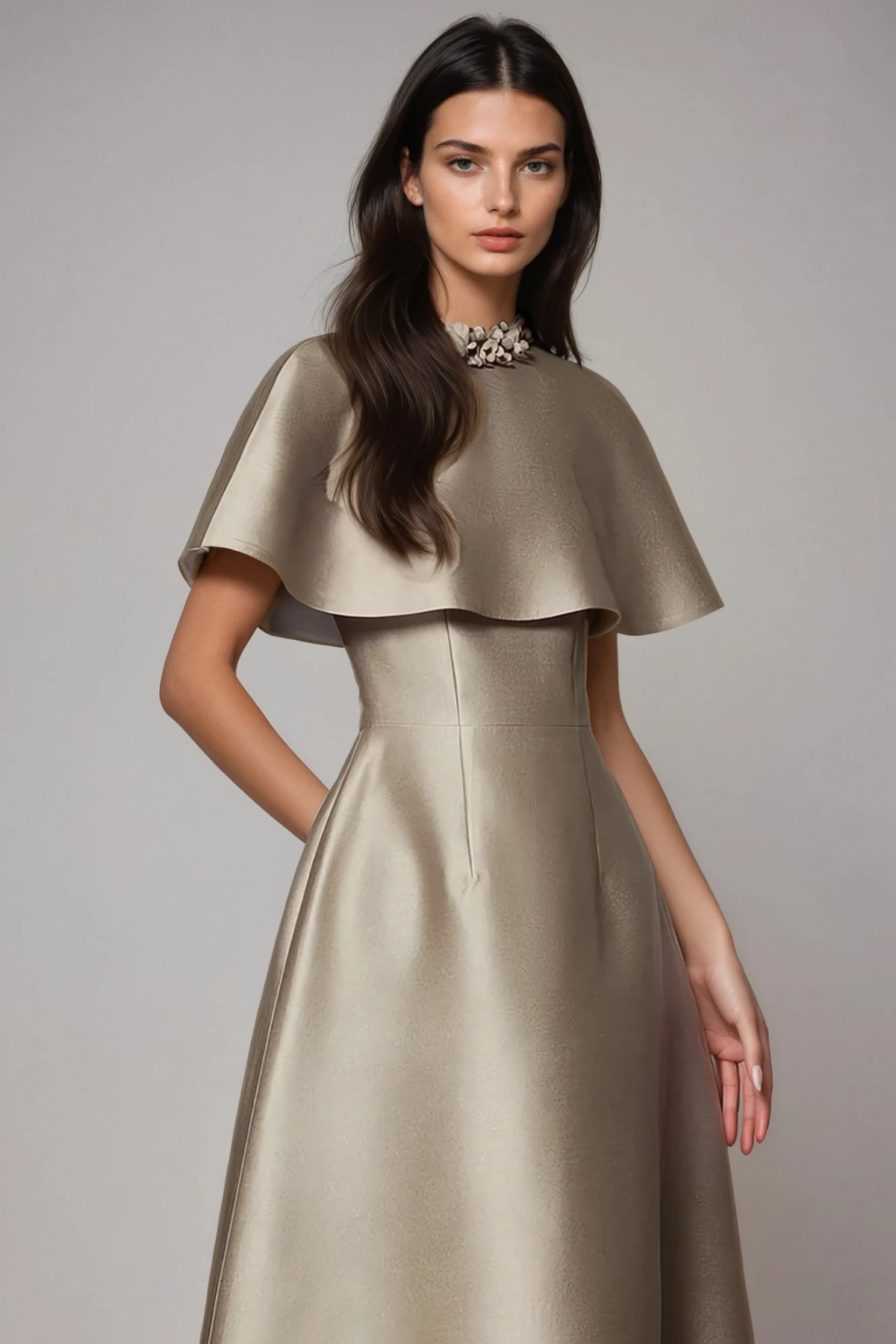 A Vintage Style Dress with Delicate Timeless Details