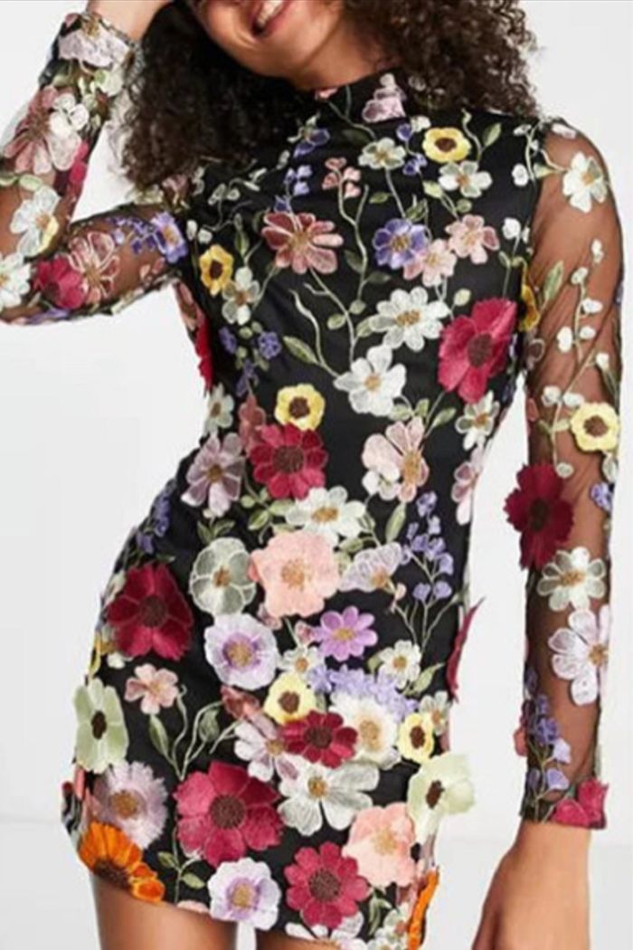 A Vintage Style Dress with Delicate Timeless Details