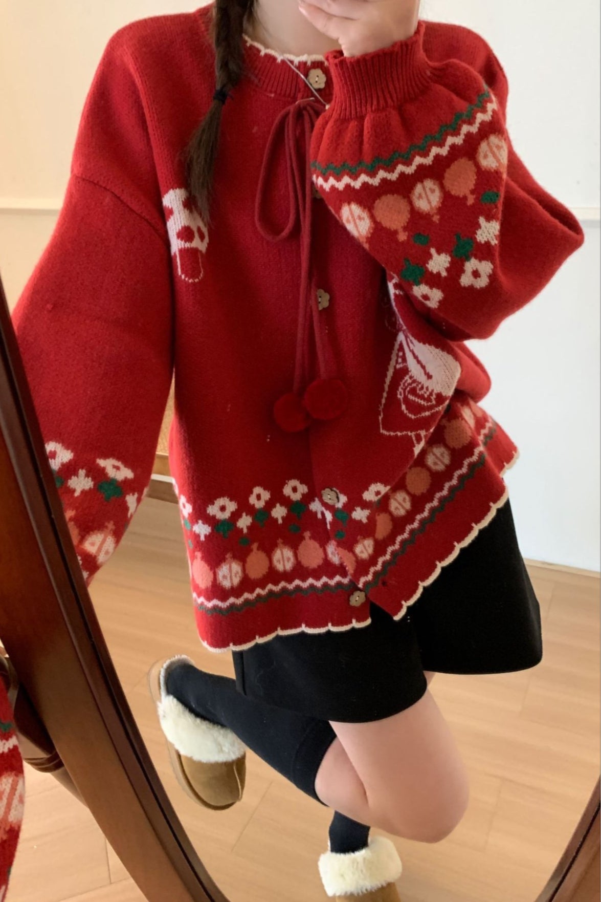 Classic Vintage Cardigan with a Flattering Fit