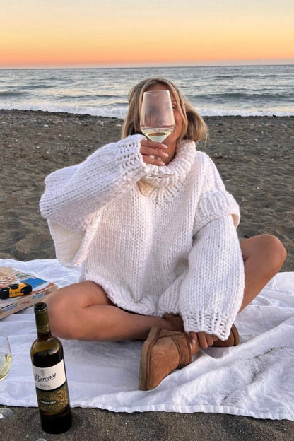 Classic Vintage Sweater with a Flattering Fit